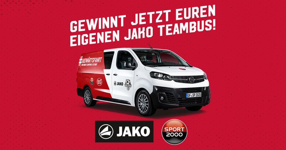 Im JAKO Teambus auf #Auswärtsfahrt