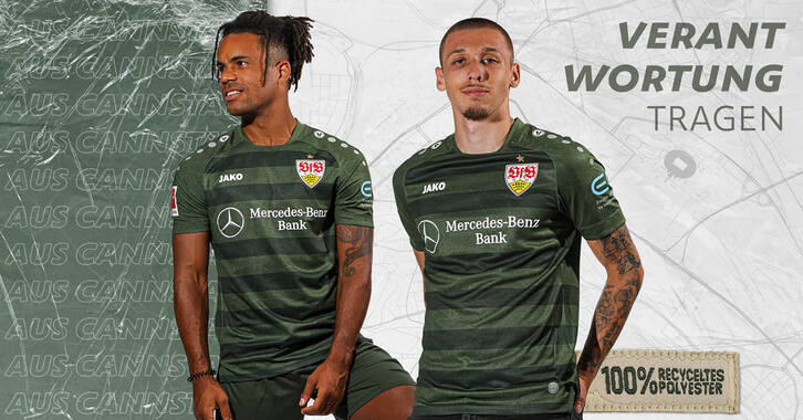 100 % recyceltes Polyester: Das ist das nachhaltige Ausweichtrikot des VfB Stuttgart