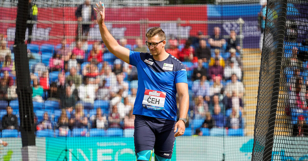 Discus thrower Kristjan Čeh wins in Birmingham