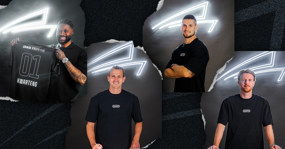 JAKO startet Athlete Club und nimmt vier Profi-Fußballer unter Vertrag