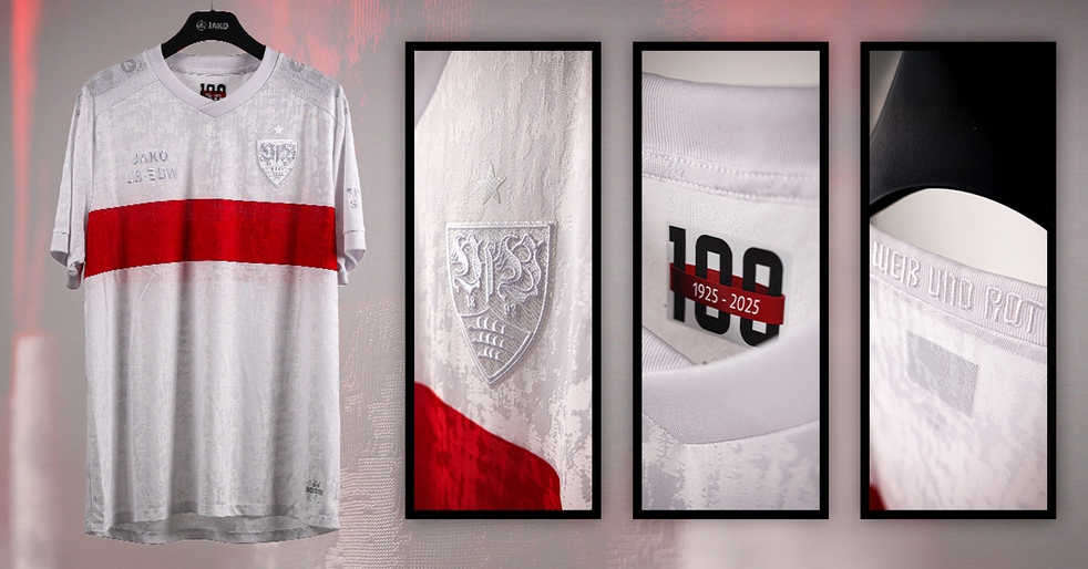 VfB trägt Sondertrikot anlässlich „100 Jahre Brustring“