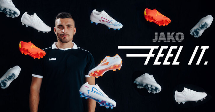 „Feel it!“ – JAKO startet im Segment Fußballschuhe