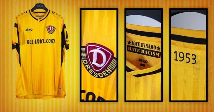 Kult-Design kehrt zurück: Das neue Heimtrikot der SG Dynamo Dresden