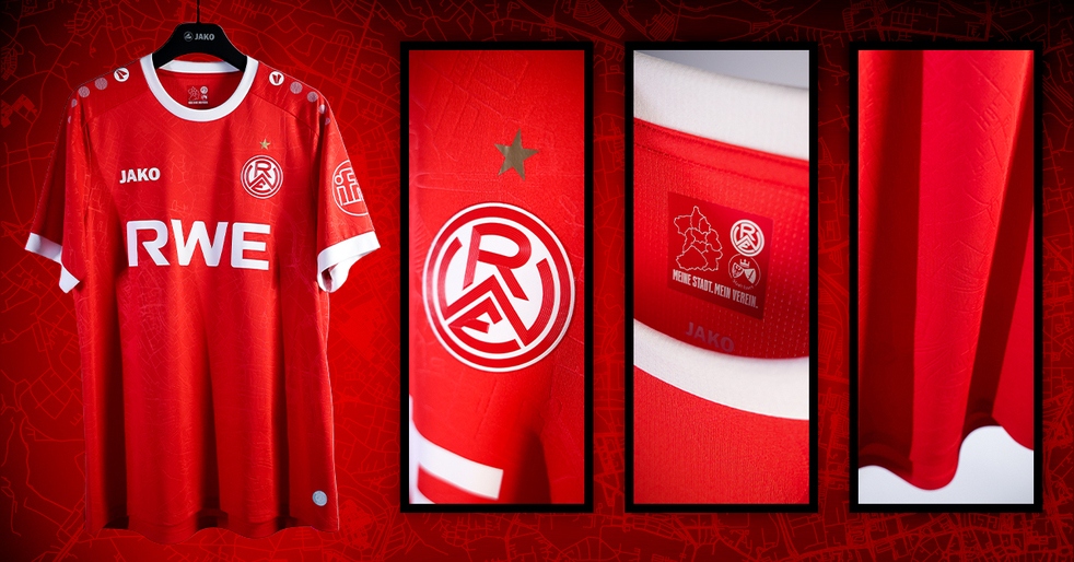 Die Stadt auf der Brust: Das neue Heimtrikot von Rot-Weiss Essen